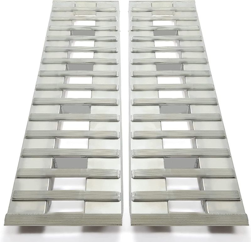 Photo 1 of Aluminum Ramps for Heavy Equipment Skid Steer Tractor 