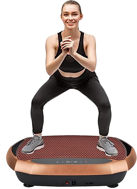 Photo 1 of EILISON Bolt Vibration Plate Exercise Machine - Full Body Vibration Fitness Platform Equipment for Home & Travel Workout, Weight Loss,