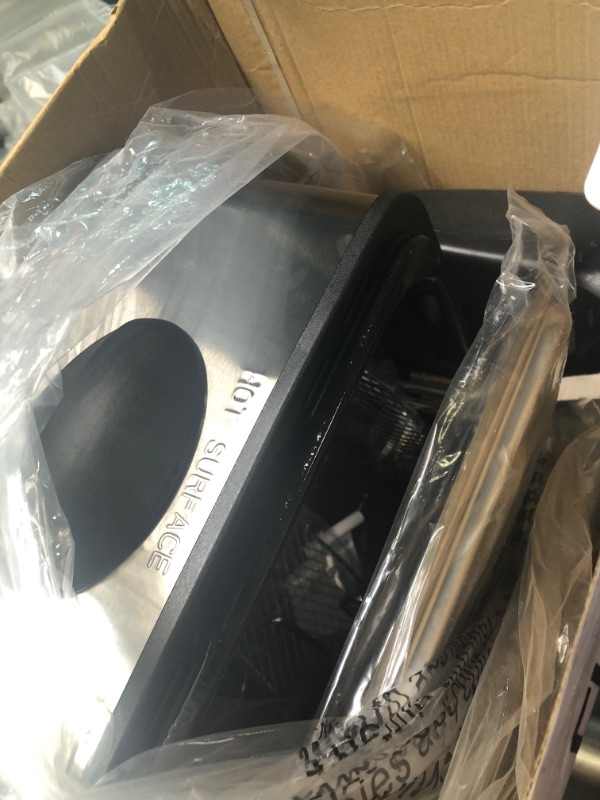 Photo 1 of Chefman 4.5L Dual Cook Pro Deep Fryer with Basket Strainer and Removable Divider, Jumbo XL Size, Adjustable Temp & Timer, Perfect for Chicken, Fries, Chips and More, Easy to Clean, Stainless Steel Stainless Steel - Removable Divider