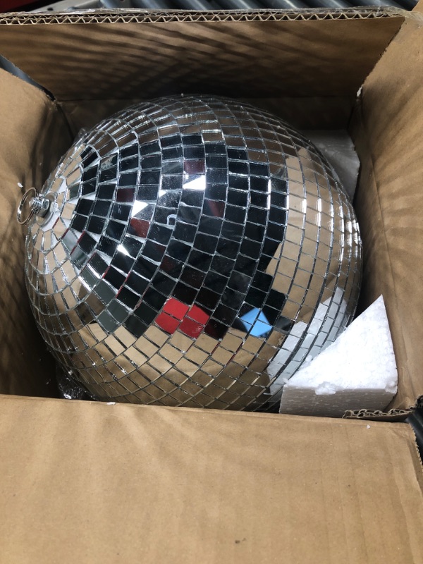 Photo 3 of 10" Disco Ball DJ Dance Home Party Bands Club Stage Lighting Mirror Glass