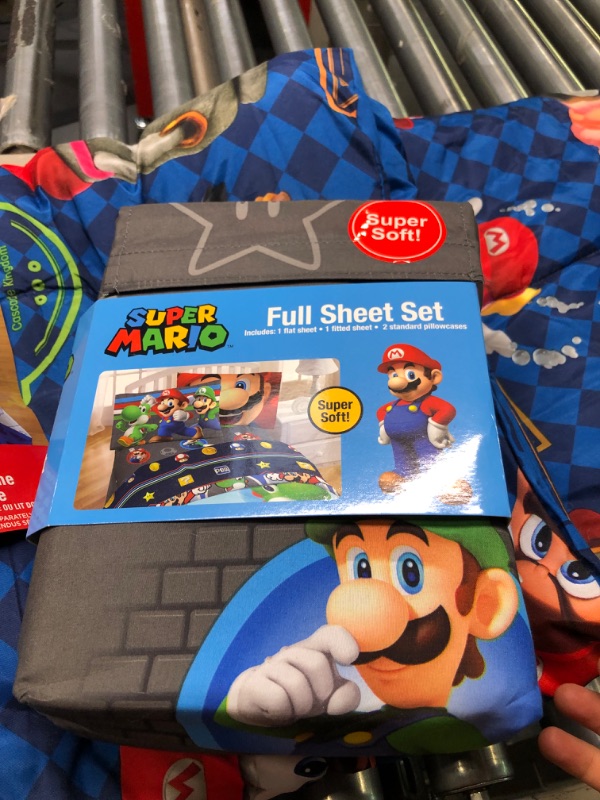 Photo 2 of Franco Kids Bedding Super Soft Comforter and Sheet Set with Sham, 5 Piece Twin Size, Mario
