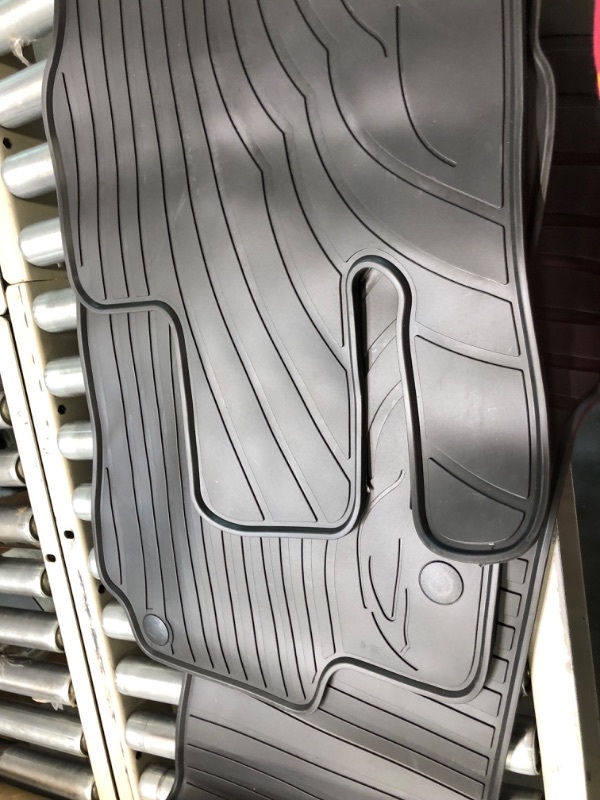 Photo 1 of San Auto Car Floor Mats for Mercedes-Benz GLE 350 450 580 5-seat 2020 2021 2022 2023 Custom Fit (NOT for Couple) Rubber Full Black Auto Floor Liners Set All Weather Protection Heavy Duty Odorless Full Black 2020-2023 Version