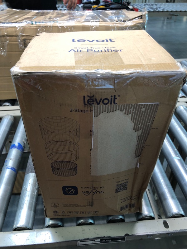 Photo 2 of LEVOIT Air Purifiers for Home Large Room, Smart WiFi Alexa Control, H13 True HEPA Filter for Allergies, Pets, Smoke, Dust, Pollen, Ozone Free, 24dB Quiet Cleaner for Bedroom, Core 200S, White Cream White