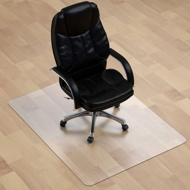 Photo 1 of 
Thickest Chair Mat for Hardwood Floor - 1/8" Thick 47" X 35" Crystal Clear Chair Mat for Hard Floor, Can't be Used on Carpet Floor
