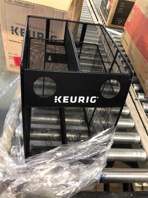 Photo 2 of Keurig K-Cup Pod Wire Mesh Display Rack 4-Sleeve, 11 X 14 X 15.4, Black