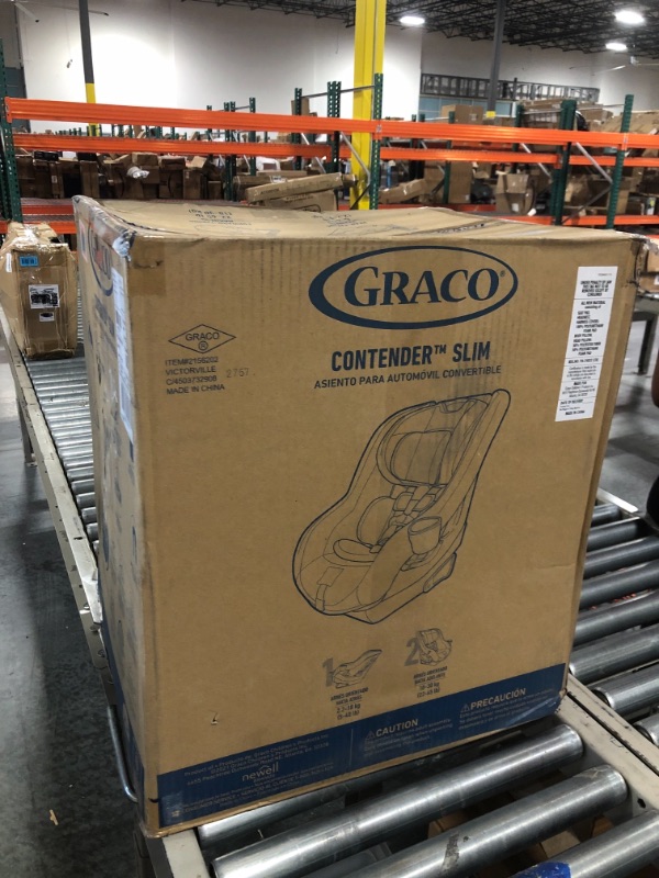 Photo 1 of Graco Contender Slim Convertible Car Seat, Ainsley