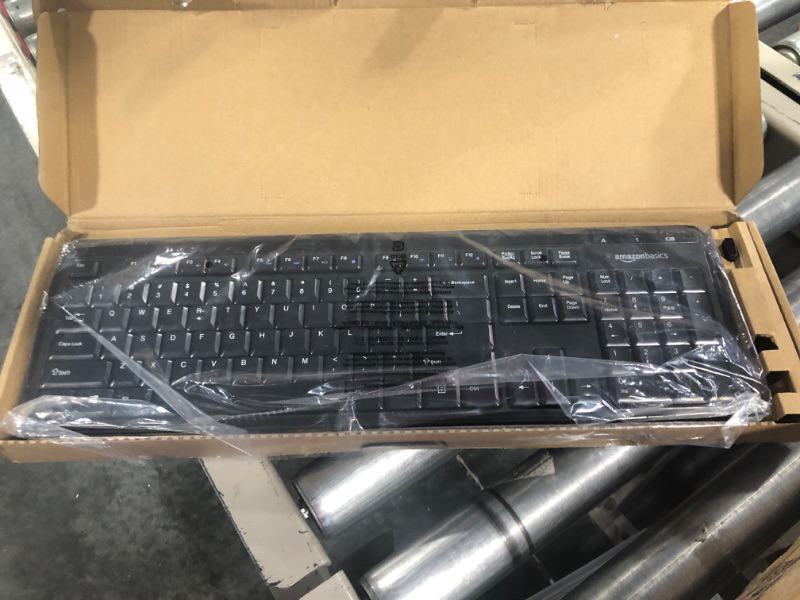 Photo 3 of Amazon Basics Wireless Keyboard-Quiet and Compact-US Layout (QWERTY)