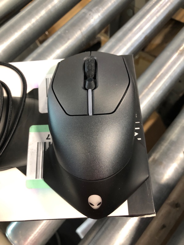 Photo 2 of Alienware Wired/Wireless Gaming Mouse AW610M: 16000 DPI Optical Sensor - 350 Hour Rechargeable Battery Life - 7 Buttons - 3-ZONE Alienfx RGB Lighting, Dark Side of the Moon Alienware AW610M Wired/Wireless Gaming Mouse Gaming Mouse Dark Side of the Moon