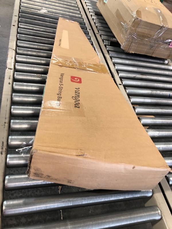 Photo 1 of Vangoa LEFT-HANDED Banjo 5 String Mahogany Open Back Banjo with Resonator, Remo Drum Head, Geared 5th String Beginner Kit with Manual, Full Size 38 Inch Left-hand Full Size Banjo