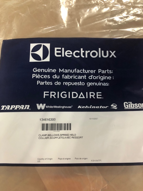 Photo 1 of 134616300 Washer Door Boot Spring Clamp Genuine Original Equipment Manufacturer (OEM) Part