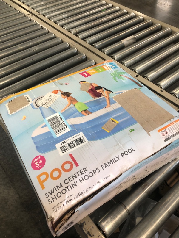 Photo 1 of Intex Shootin' Hoops Swim Center Family Pool, for Ages 3+, Multicolor