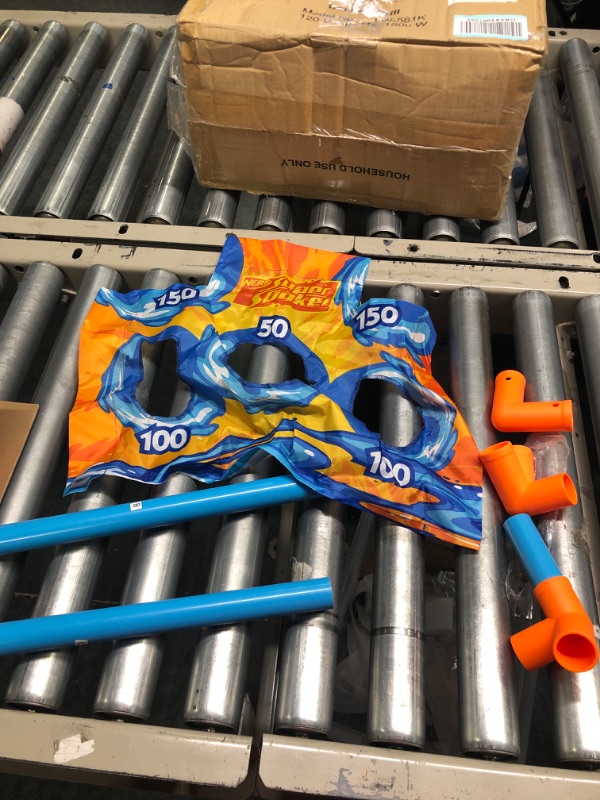 Photo 3 of NERF Super Soaker Toss ‘N Splash Cornhole Set – Bean Bag Toss Game for Kids with a Splashtastic Water Twist for Outdoor Fun