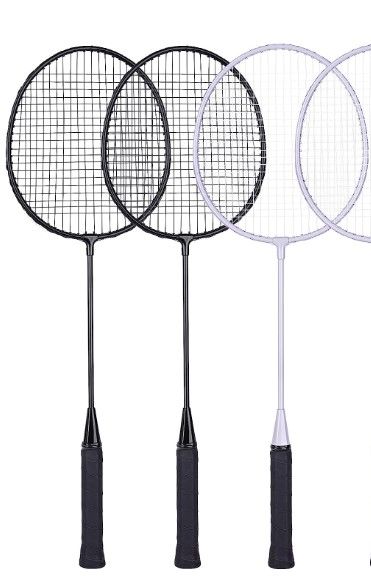 Photo 1 of AboveGenius Badminton Rackets Set of 3 for Outdoor Backyard Games, Including 3 Rackets