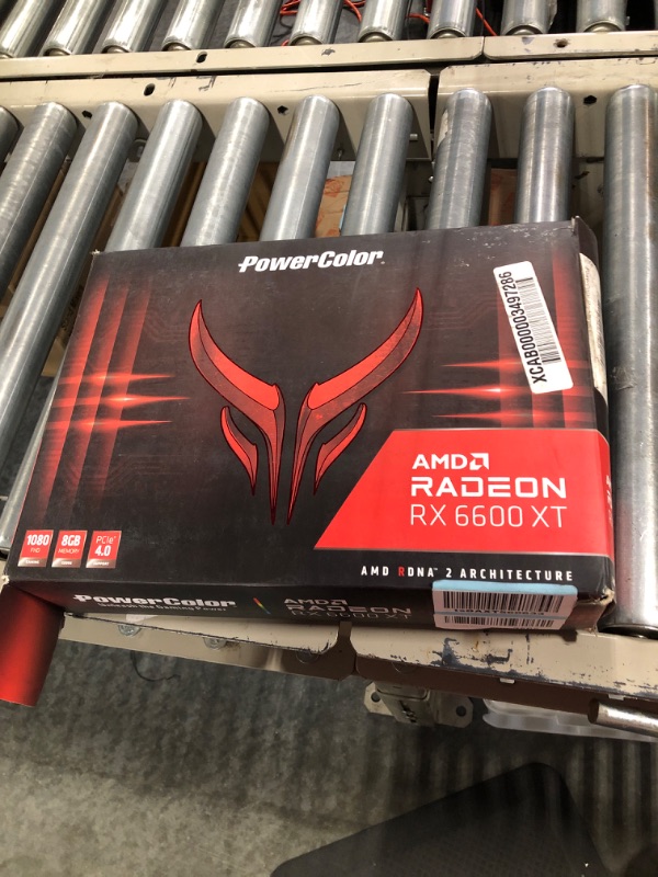 Photo 2 of PowerColor Red Devil AMD Radeon RX 6600 XT Gaming Graphics Card with 8GB GDDR6 Memory, Powered by AMD RDNA 2, HDMI 2.1