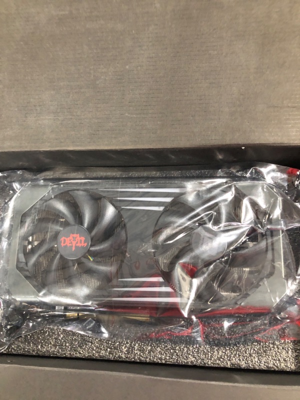 Photo 3 of PowerColor Red Devil AMD Radeon RX 6600 XT Gaming Graphics Card with 8GB GDDR6 Memory, Powered by AMD RDNA 2, HDMI 2.1