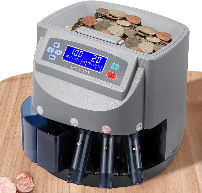 Photo 1 of Frifreego Automatic Coin Sorter and Counter