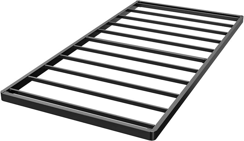 Photo 1 of ZIYOO Twin Box Spring Only, 2 Inch Low Profile Mattress Foundation, Heavy Duty Metal Strcture/Noise Free/Simple Assembly/Easy Clean