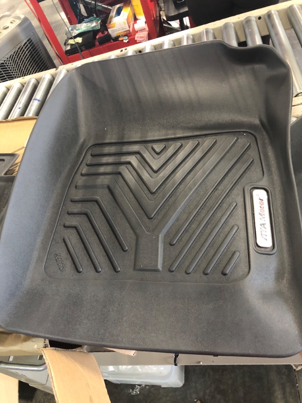 Photo 3 of YITAMOTOR Floor Mats Compatible with 2015-2022 Chevy Colorado Crew Cab/GMC Canyon Crew Cab, Custom Fit Floor Liners, 1st & 2nd Row All Weather Protection, Black