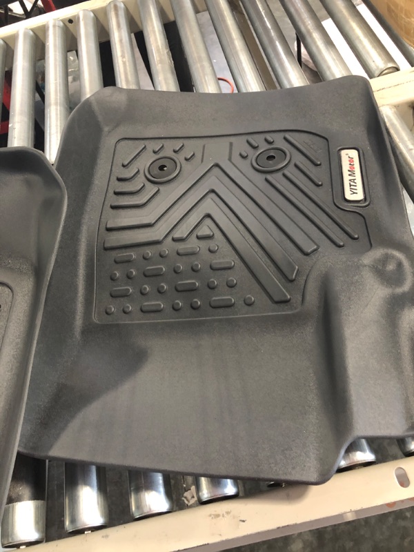 Photo 4 of YITAMOTOR Floor Mats Compatible with 2015-2022 Chevy Colorado Crew Cab/GMC Canyon Crew Cab, Custom Fit Floor Liners, 1st & 2nd Row All Weather Protection, Black