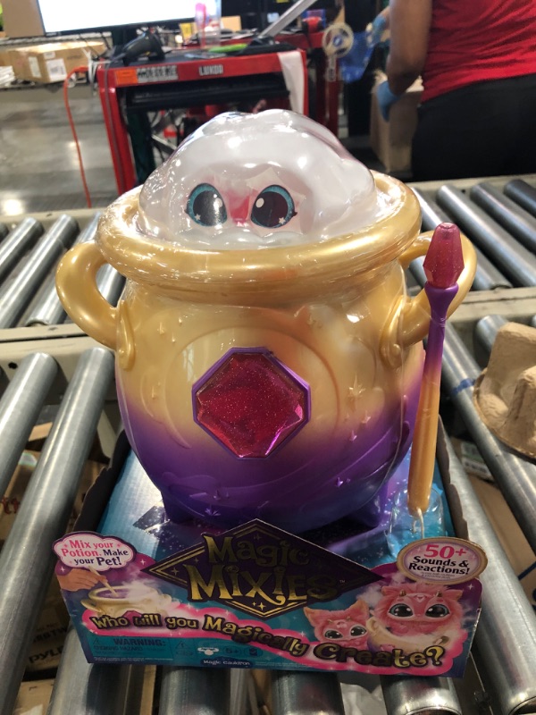 Photo 1 of Magic Mixies Magical Misting Cauldron with Interactive 8 inch Pink Plush Toy and 50+ Sounds and Reactions