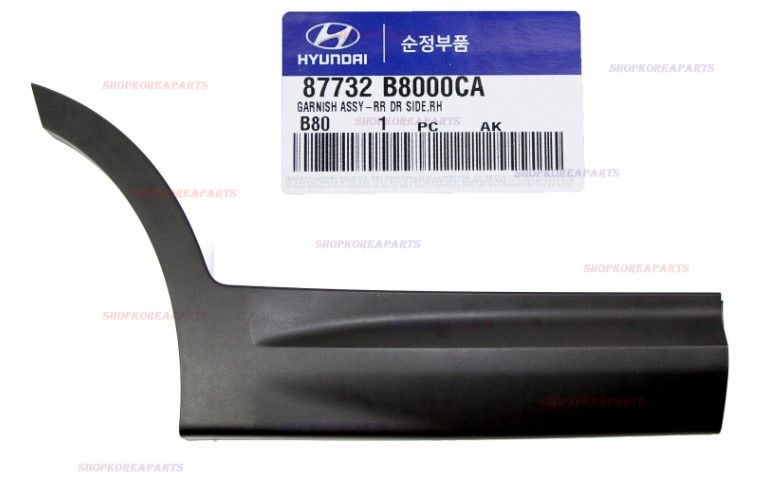 Photo 1 of SAOKNCE Rear Right Passnger Side Door Lower Trim Molding Replacement for 2013-2015 Hyundai Santa Fe  87732-B8000-CA 75134