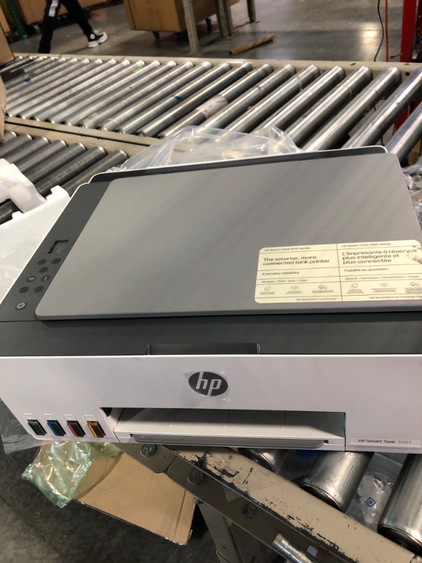 Photo 1 of HP Smart-Tank 5101 Wireless All-in-One Ink-Tank Printer with up to 2 Years of Ink Included (1F3Y0A),White