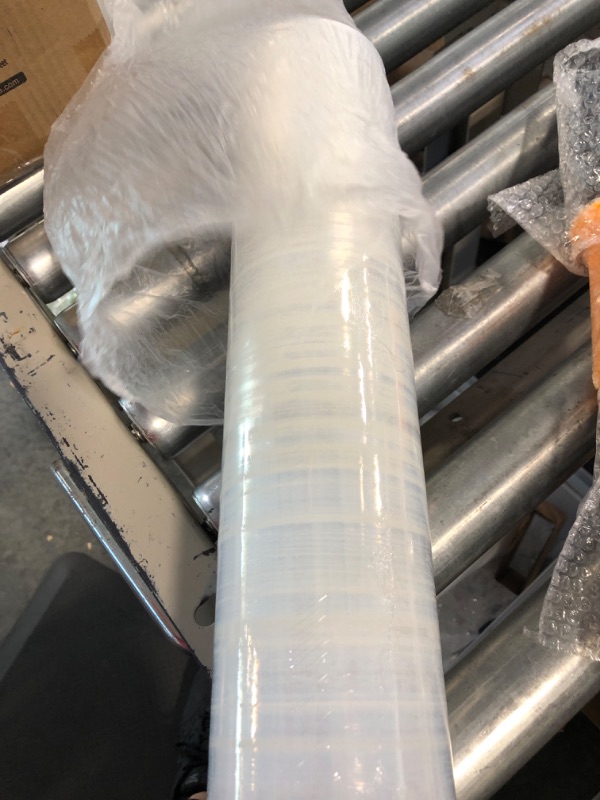 Photo 1 of Stretch Film, HERKKA Stretch Wrap with Handles Industrial Strength, Moving Wrapping Plastic Roll, Shrink Wrap for Pallet Wrap, 15" x 1000 Feet, 4 Pack, 60 Gauge
