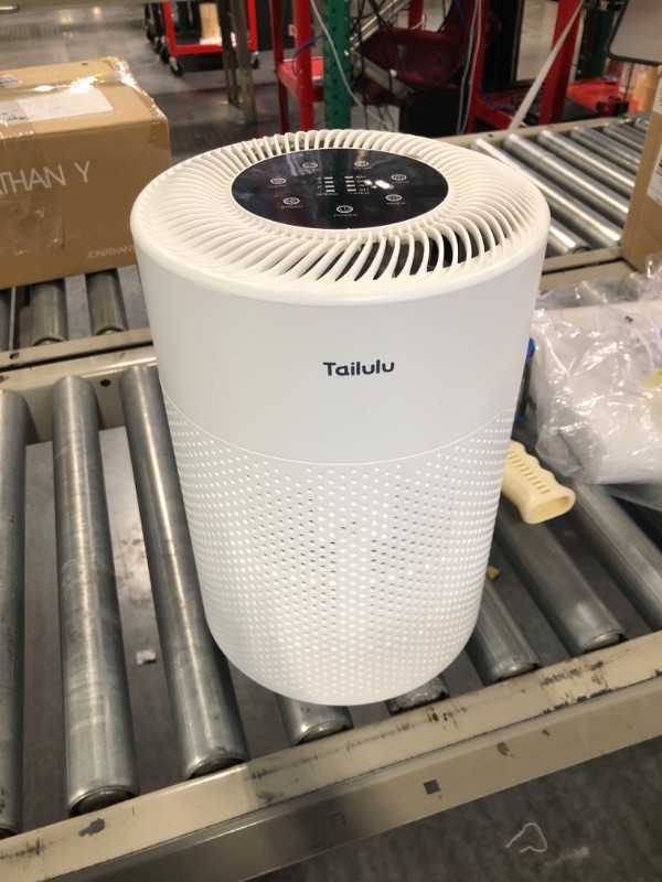 Photo 1 of Air Purifier for Bedroom, H13 True HEPA Air Purifier for Home Large Room Up to 1722ft², with Night Light, Sleep Mode for Allergies Pets Dust Smoke Pollen Dander Hair Smell and Dog Odor Ice-Blue