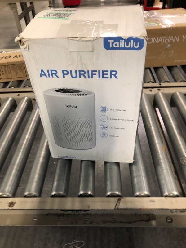 Photo 1 of Air Purifier for Bedroom, H13 True HEPA Air Purifier for Home Large Room Up to 1722ft², with Night Light, Sleep Mode for Allergies Pets Dust Smoke Pollen Dander Hair Smell and Dog Odor Ice-Blue