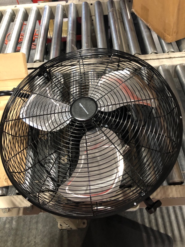 Photo 3 of AmazonCommercial 20" High Velocity Industrial Fan, Black,