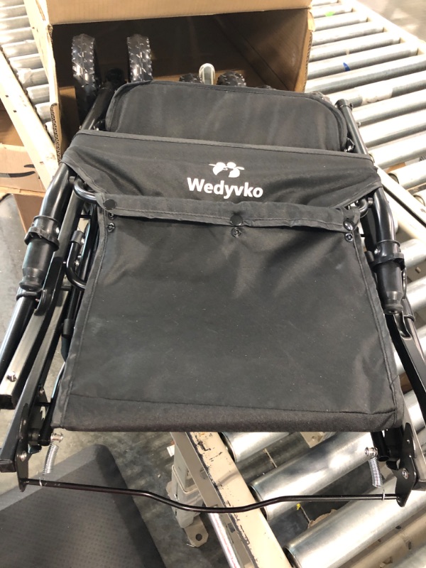 Photo 1 of Wedyvko Pet Stroller - Dog Strollers for Medium Dogs and Cats with Reversible Handle, Easy to Walking Dog Stroller 360 Rotating Front Puppy Stroller for Small Dogs with Mesh Windows, Removable Liner Black