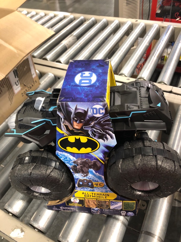 Photo 3 of DC Comics Batman, All-Terrain Batmobile Remote Control Vehicle, Water-Resistant Batman Toys for Boys Aged 4 and Up All Terrain Batmobile