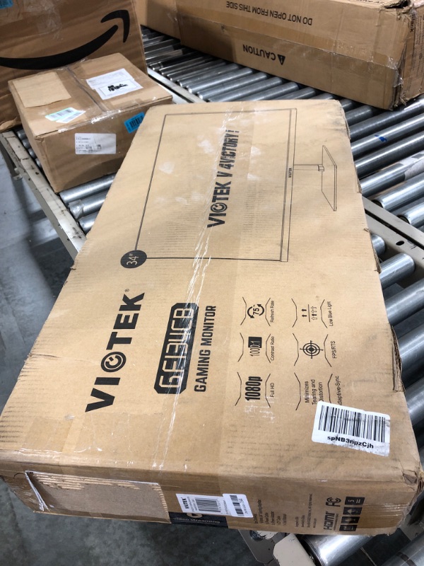 Photo 1 of Viotek GFI34CB 34-Inch IPS Ultrawide Full HD Monitor | 21:9 2560 x 1080p | 75Hz 7ms (OD) | FreeSync & G-Sync-Compatible | 2X HDMI 2.0, DP | Zero Dead Pixel Warranty
