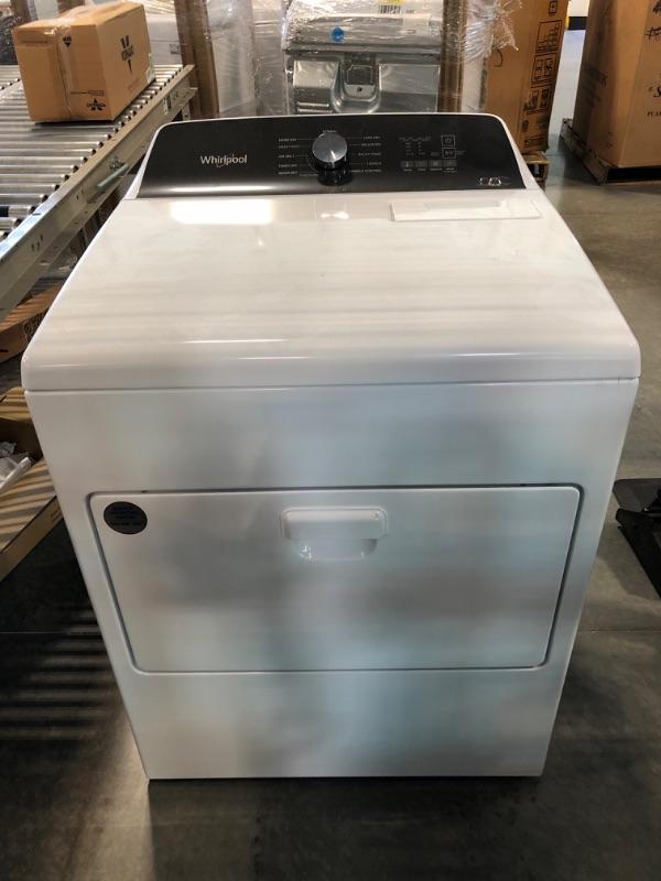 Photo 2 of Whirlpool 7-cu ft Electric Dryer (White)