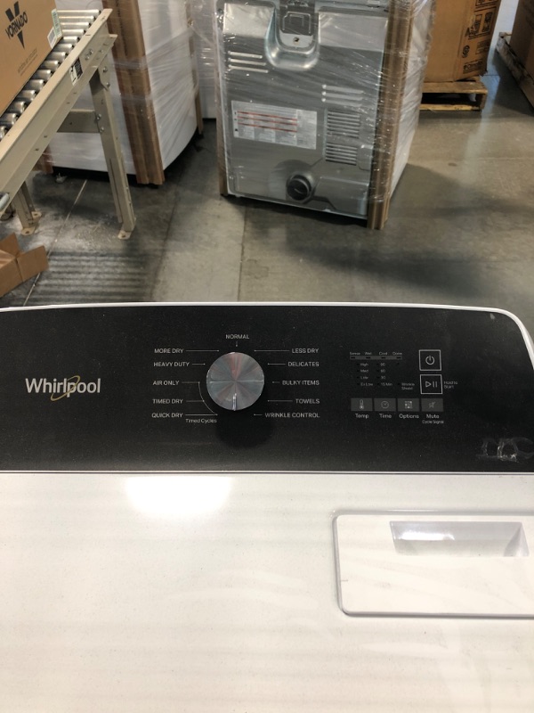 Photo 3 of Whirlpool 7-cu ft Electric Dryer (White)