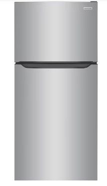 Photo 1 of Frigidaire Garage-Ready 18.3-cu ft Top-Freezer Refrigerator (Fingerprint Resistant Stainless Steel) Model #LFTR1835VF