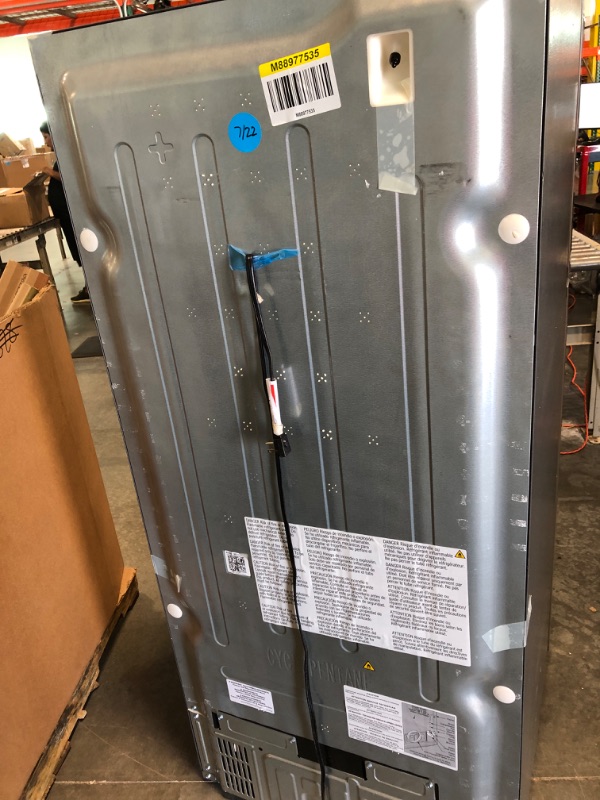 Photo 7 of Frigidaire Garage-Ready 18.3-cu ft Top-Freezer Refrigerator (Fingerprint Resistant Stainless Steel) Model #LFTR1835VF