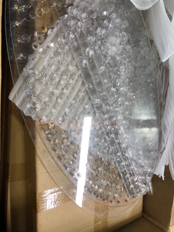 Photo 1 of Simprefine 24'' Tall Wedding Centerpiece Table Decoration Acrylic Clear Flower Stand Display Rack for Event Party Decoration