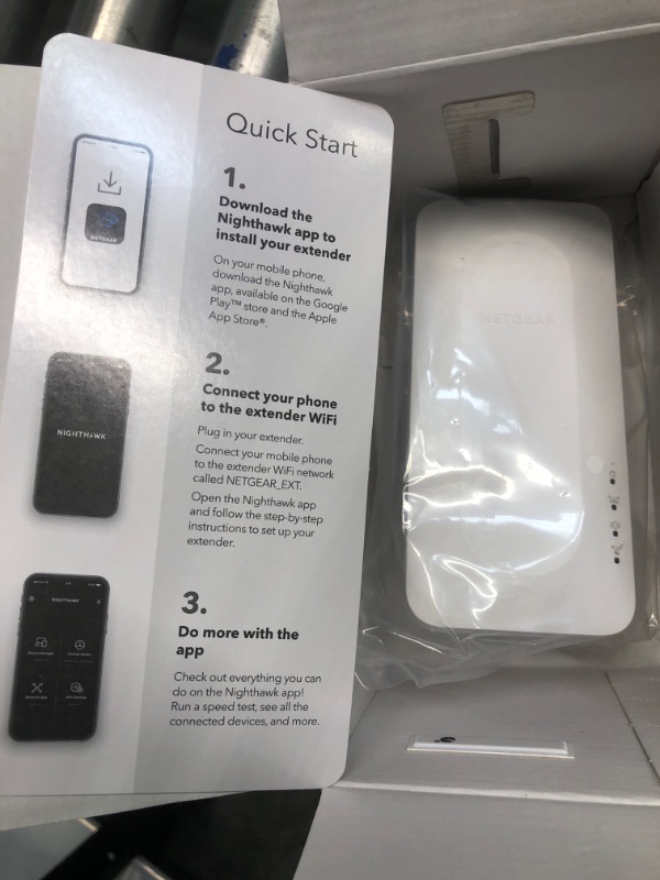 Photo 3 of NETGEAR WiFi 6 Mesh Range Extender (EAX12) - Add up to 1,200 sq. ft. and 15+ Devices with AX1600 Dual-Band Wireless Signal Booster & Repeater (up to 1.6Gbps Speed), WPA3 Security, Smart Roaming 1.6Gbps, WiFi 6 Wallplug