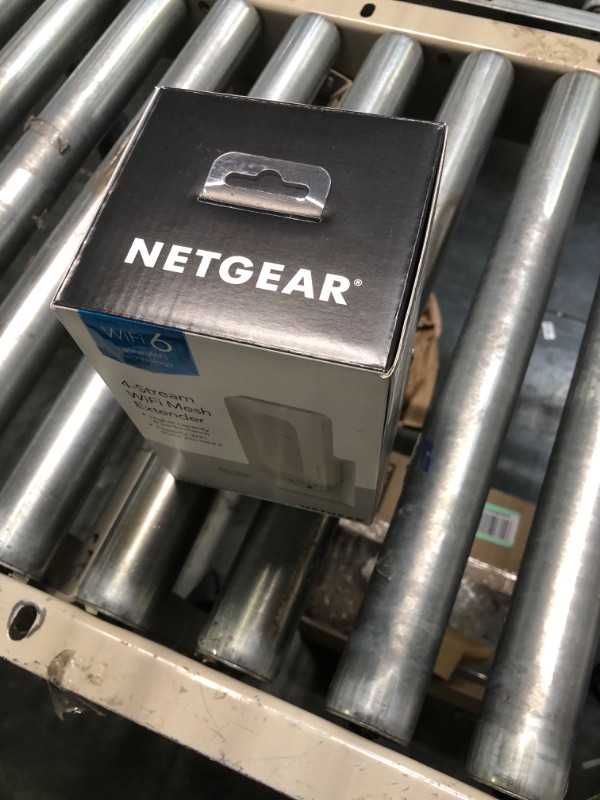 Photo 2 of NETGEAR WiFi 6 Mesh Range Extender (EAX12) - Add up to 1,200 sq. ft. and 15+ Devices with AX1600 Dual-Band Wireless Signal Booster & Repeater (up to 1.6Gbps Speed), WPA3 Security, Smart Roaming 1.6Gbps, WiFi 6 Wallplug