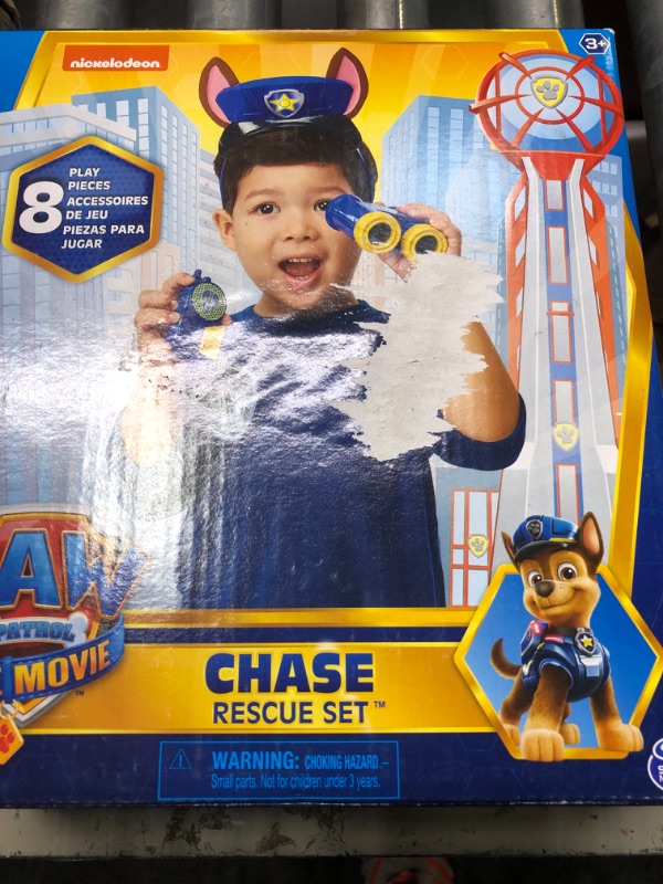 Photo 2 of Paw Patrol, Chase Movie Rescue 8-Piece Role Play Set for Pretend Play, Kids Toys for Ages 3 and up Chase Movie Rescue Set