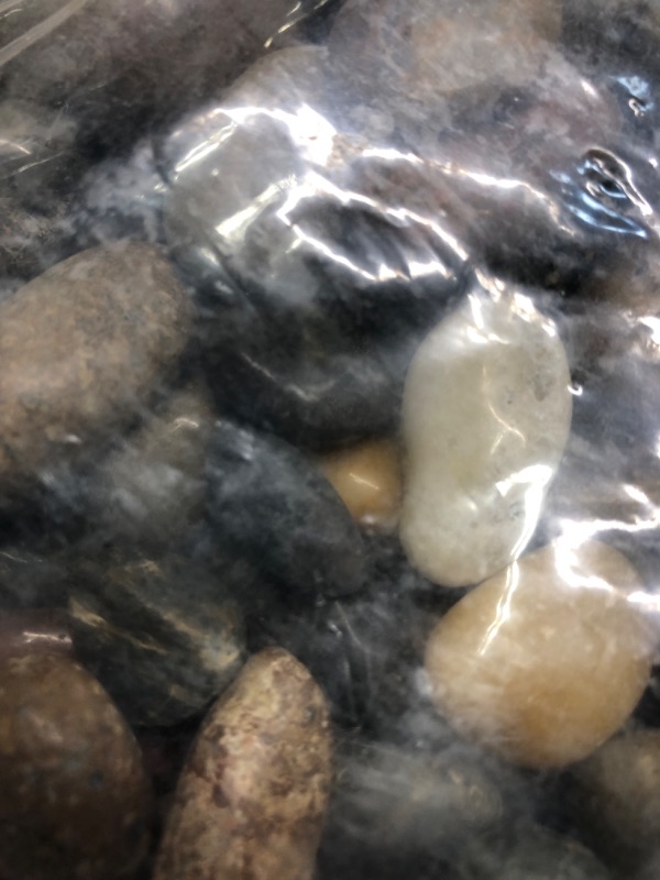 Photo 3 of [18 Pounds] Pebbles Aquarium Gravel River Rock, Natural Polished Decorative Gravel,Garden Ornamental River Pebbles Rocks, Mixed Color Fish Tank Stones?Polished Gravel for Landscaping (Multicolor)
