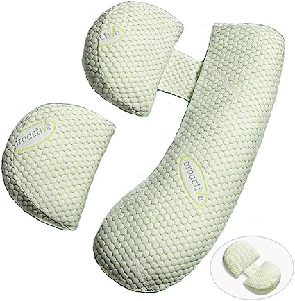 Photo 1 of Oternal Pregnancy Pillow for Pregnant Women,Soft Pregnancy Body Pillow,Support for Back, Hips, Legs,Maternity Pillow with Detachable and Adjustable Pillow Cove