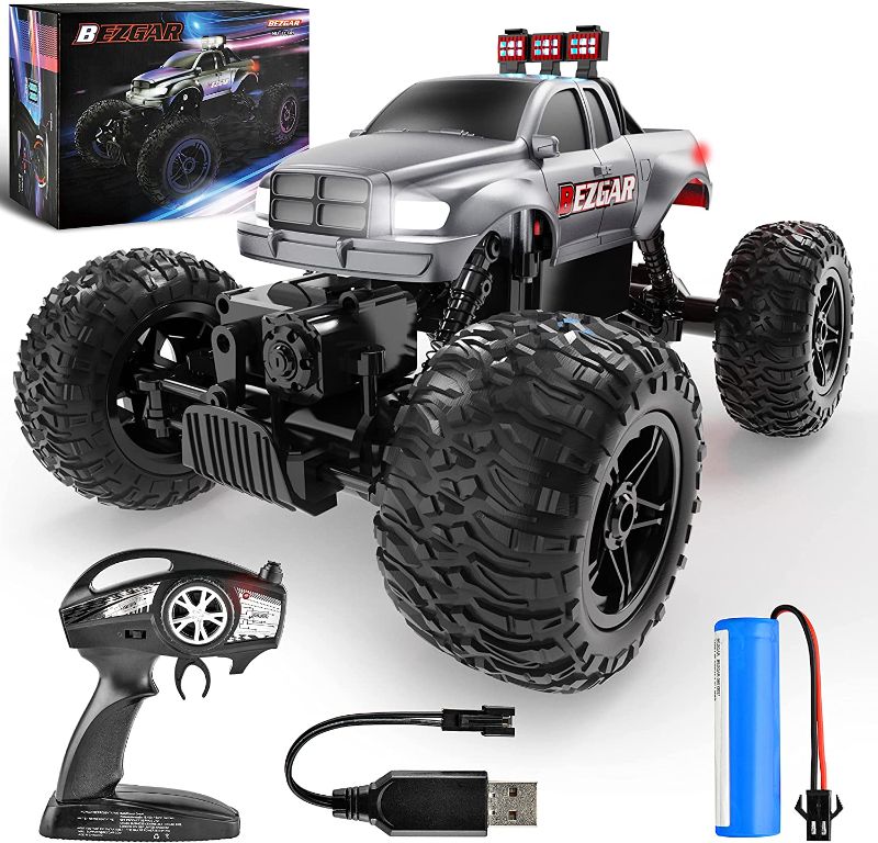 Photo 1 of BEZGAR 1/10 Brushless RC Car, 2.4Ghz 40km+ High Speed Remote Control Monster Vehicle Off-Road Truck for Adults and Boys