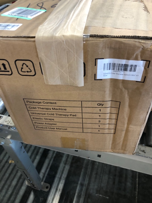 Photo 1 of NEHOO Cold Therapy System, Low Noise Ice Therapy Machine, Post-Surgery Continuous Cryotherapy Cold Pack, Universal Pad for Knee, Ankle, Cervical, Back, Leg and Hip WLC-01