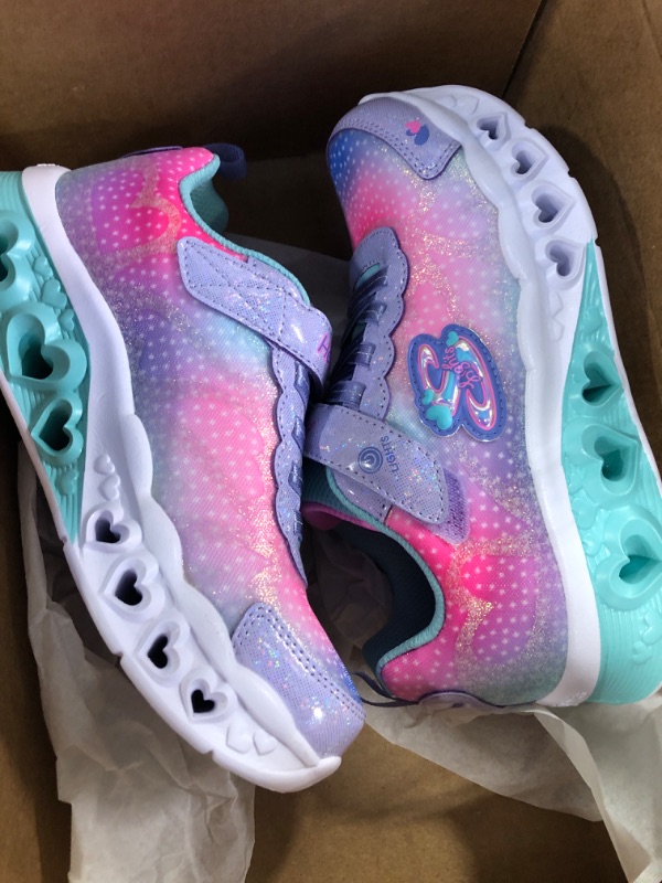 Photo 1 of Skechers Unisex-Child Flutter Heart Lights-Simply Sneaker
