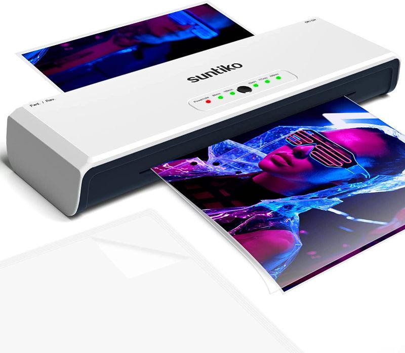 Photo 1 of Laminator: A3 Laminator Machine, 4 Rollers Thermal Laminator for Home Office School Use, Laminating Machine with 10 Laminating Pouches,13 inches Max Width,...
