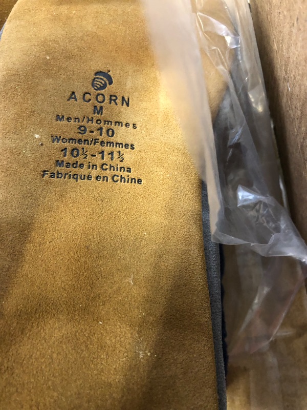 Photo 1 of Acorn Unisex-Adult Polar Pair Ankle Fleece Slipper Sock 10.5-11.5 Women/9-10 Men Navy Blue