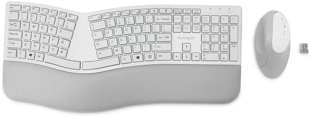 Photo 1 of Kensington Pro Fit Ergonomic Wireless Keyboard and Mouse - Grey (K75407US)
