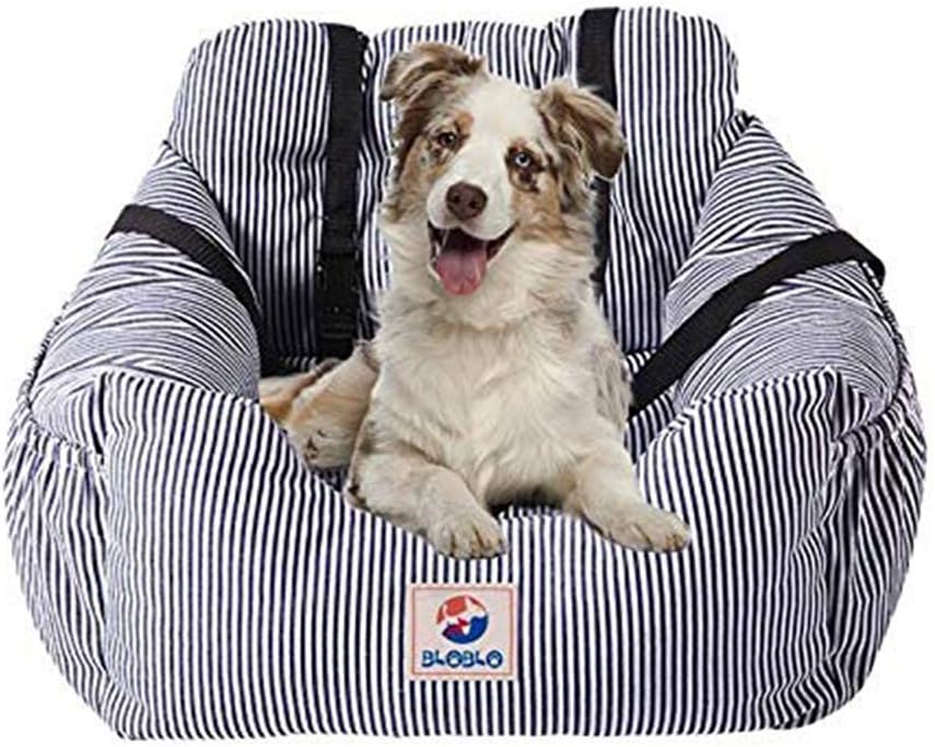 Photo 1 of BLOBLO Dog Car Seat Pet Booster Seat Travel Safety Dog Bed for Car with Storage Pocket